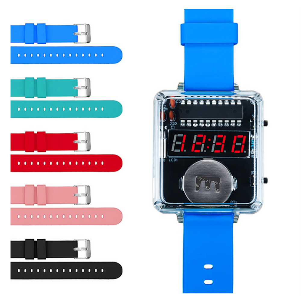DIY Electronic Watch Kit 0.28' - Diy Box Electronics Mall ulasan dan harga
