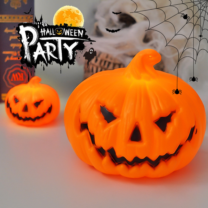 Halloween LED Pumpkin Lamp Orn - Diy Halloween Electronics ulasan dan harga