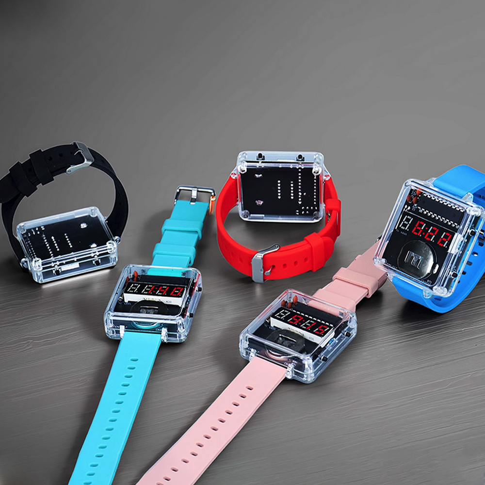 DIY Electronic Watch Kit 0.28' - Diy Box Electronics Mall ulasan dan harga