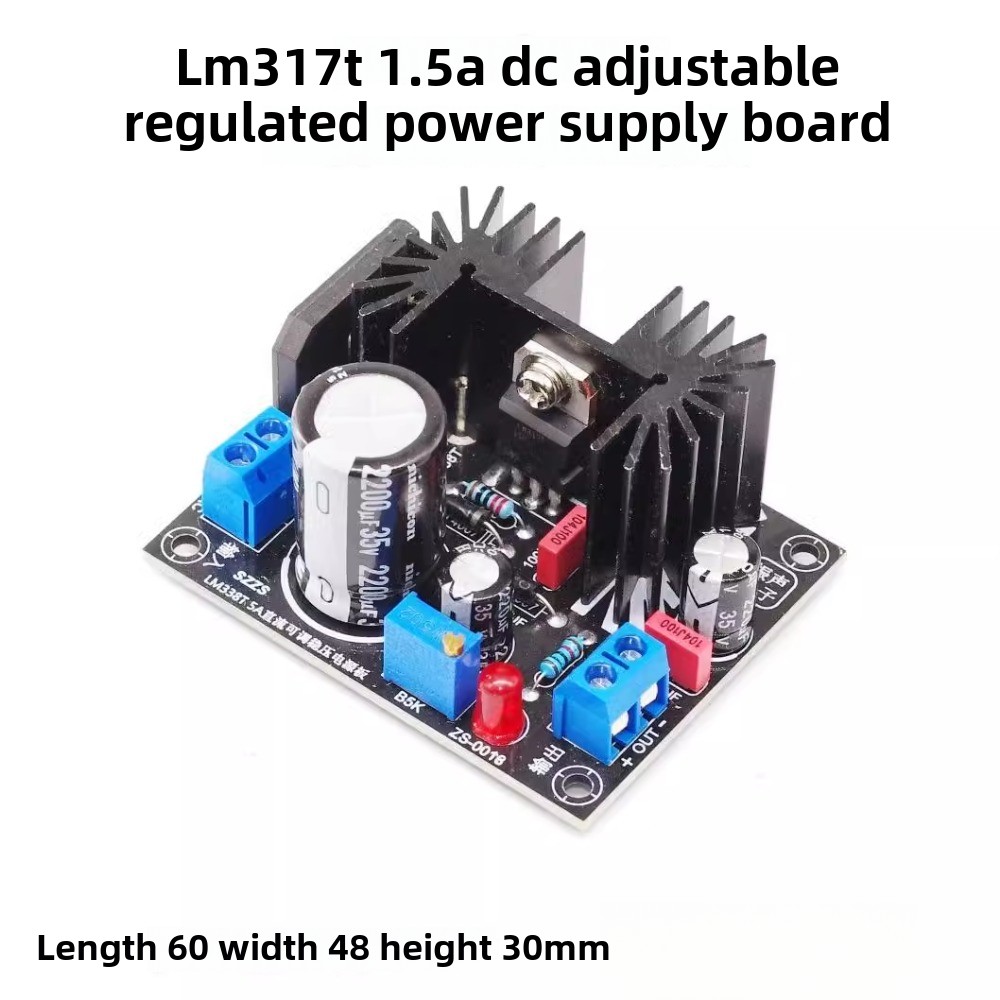 DC adjustable voltage regulato - Lm317 Voltage Regulator ulasan dan harga