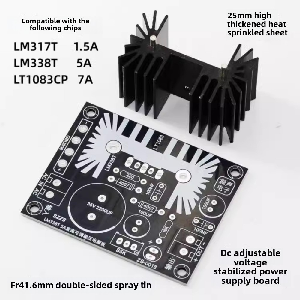 DC adjustable voltage regulato - Lm317 Voltage Regulator ulasan dan harga